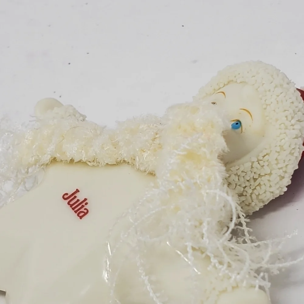 SNOWBABIES DEPT 56 STAR CHRISTMAS ORNAMENT MONOGRAM JULIA HOLIDAY COLLECTIBLE